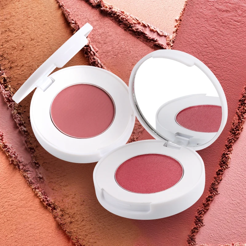 diy  black  and white package and no logo 60 color face makeup creamy cheek lip tint single color concealer round pans face kits