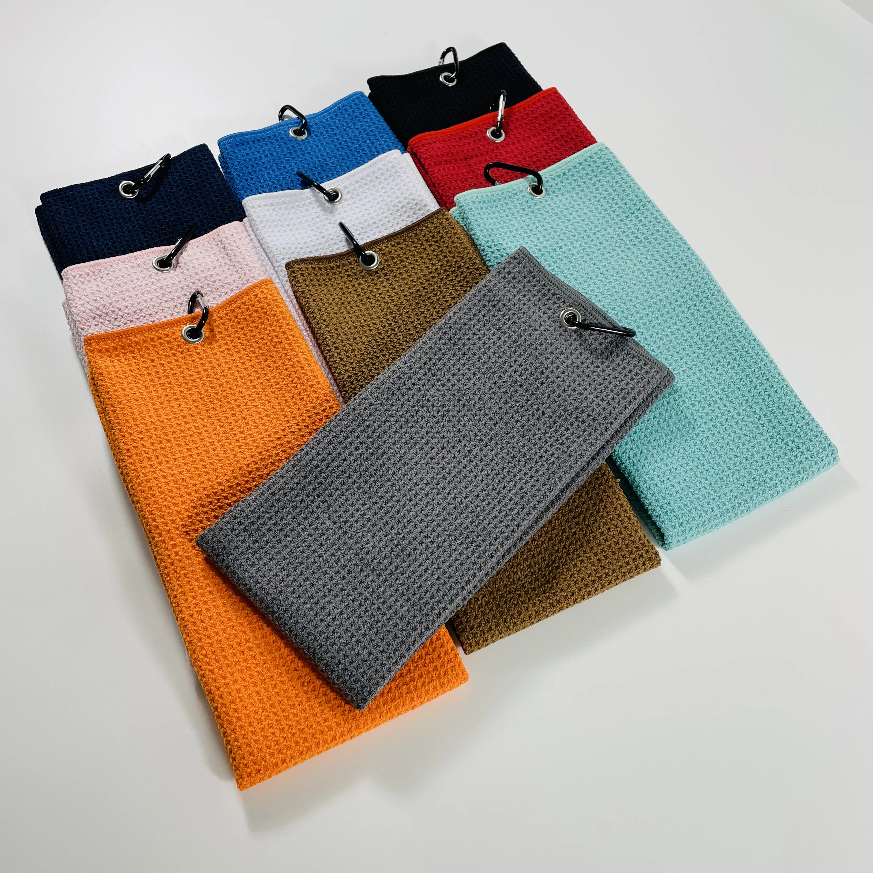 Factory Direct High Quality Personalized Sustainable Golf Towel Sport Microfiber Golf Towel