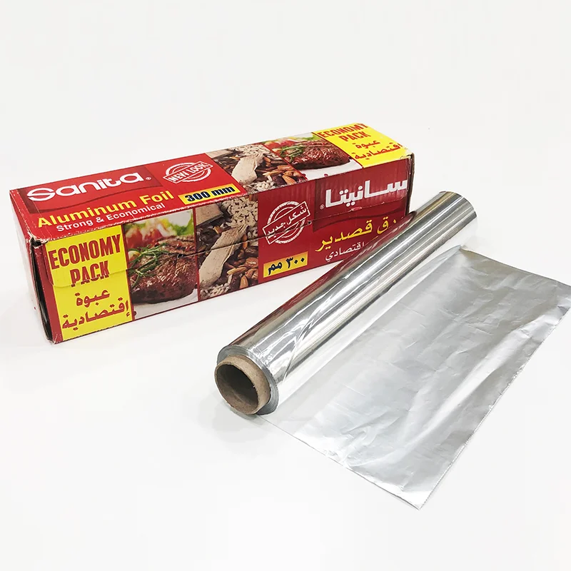 Одноразовая Бытовая экономичная упаковочная бумага из алюминиевой фольги sanita