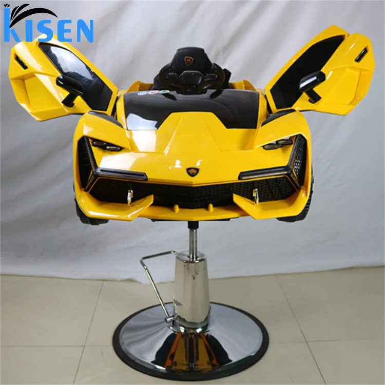 Wholesale Price Children Barber Chairs Portable Salon Used Hairdressing Motors Kids Cars Cutting Chairs with steering wheel