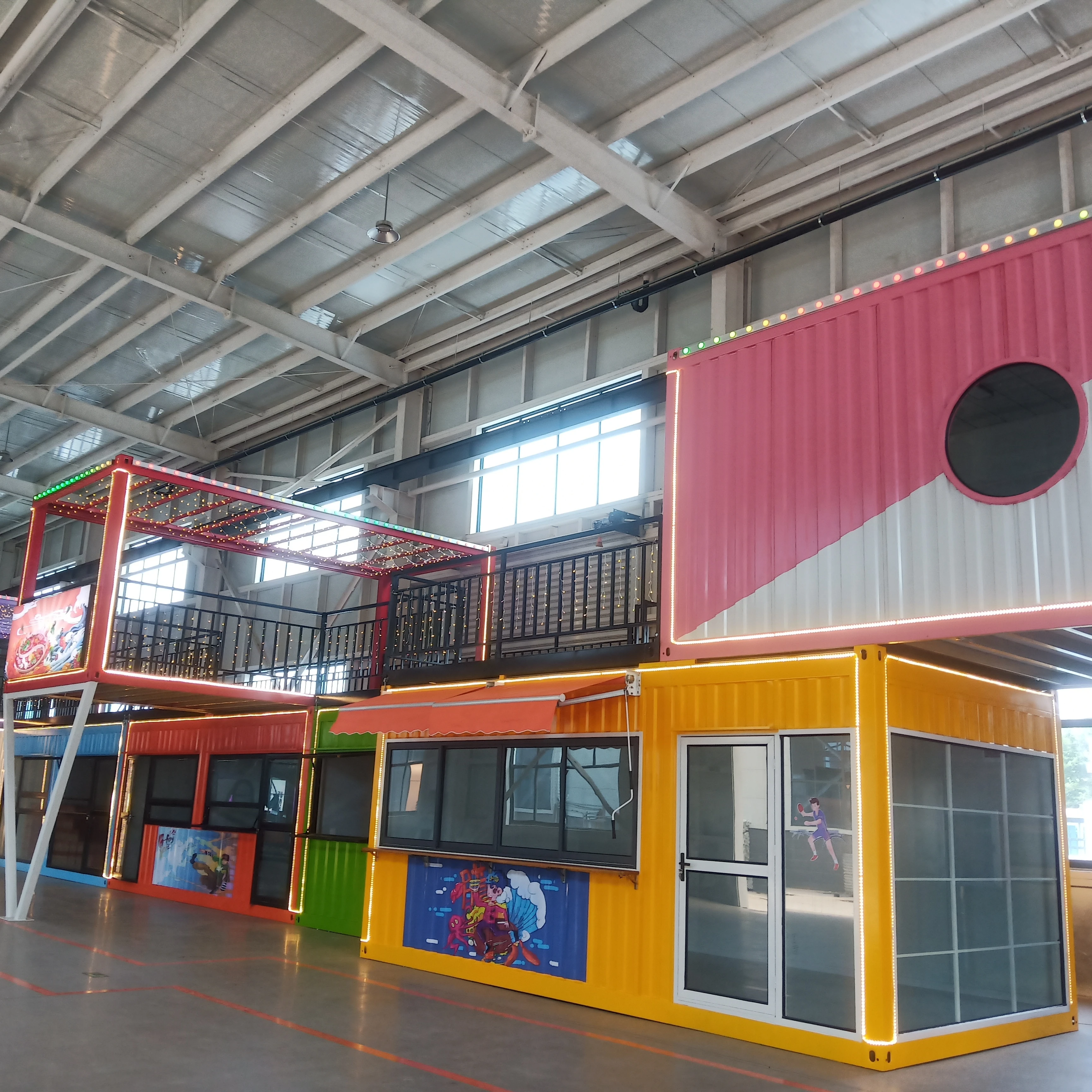 Prefabricated  modular houses mobile container shop booth movable house shop