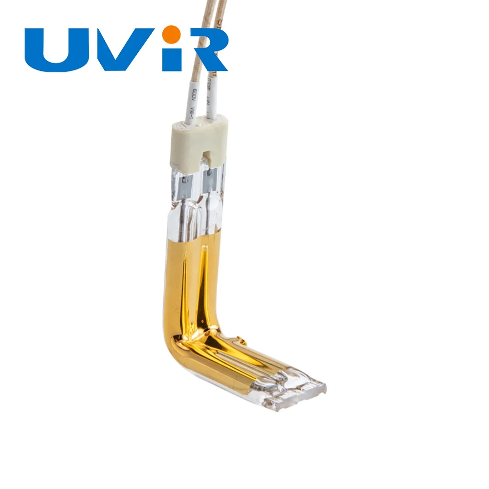 customized Infrared Heating Tube gold reflector infrared quartz heater tube lamp