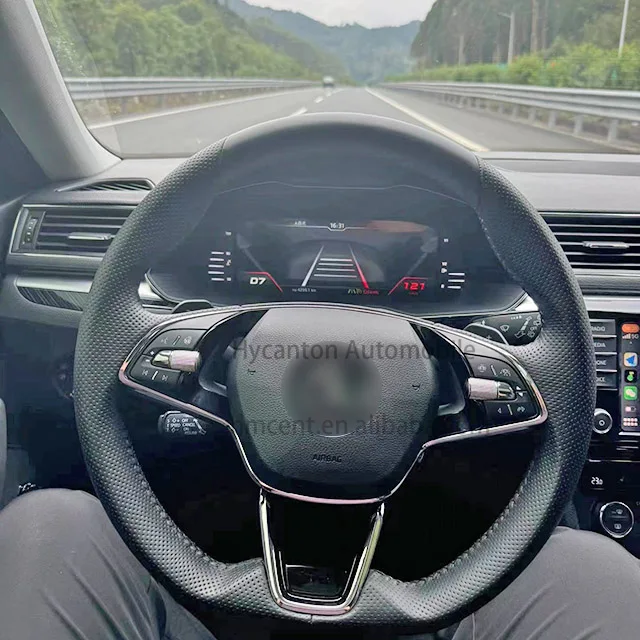Высокое качество модификация высококачественное кожаное рулевое колесо для Skoda supery octavia Автомобильное