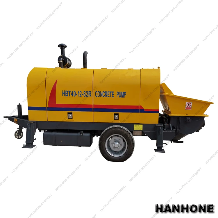 SAND CEMENT GRAVEL CONCRETE MORTAR CONVEYING PUMP CONCRETE POURING MACHINE PUMP WITH 500M DISTANCE