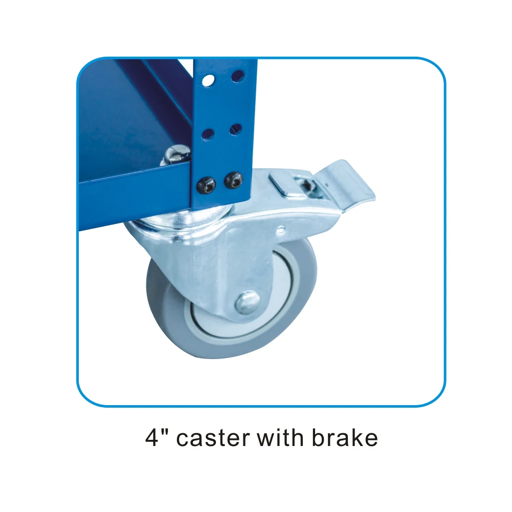 Mobile Storage body shop auto tools Rack Heavy Duty Parts Cart trolley Small Items Cart