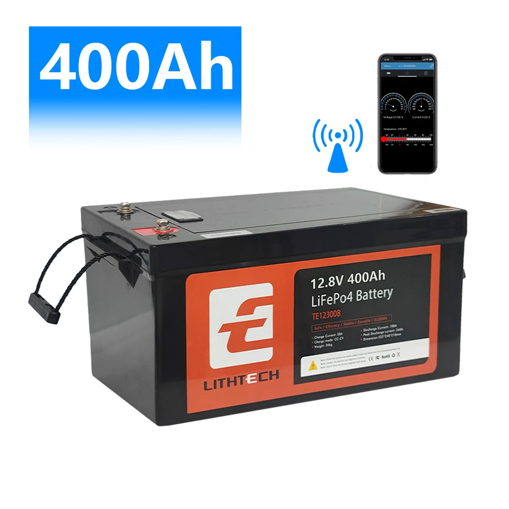 Customized 12V 24V lifepo4 battery 12 volt 24 V 50ah 100Ah 150Ah 200Ah 250Ah 300ah 400Ah lithium ion battery pack for RV solar