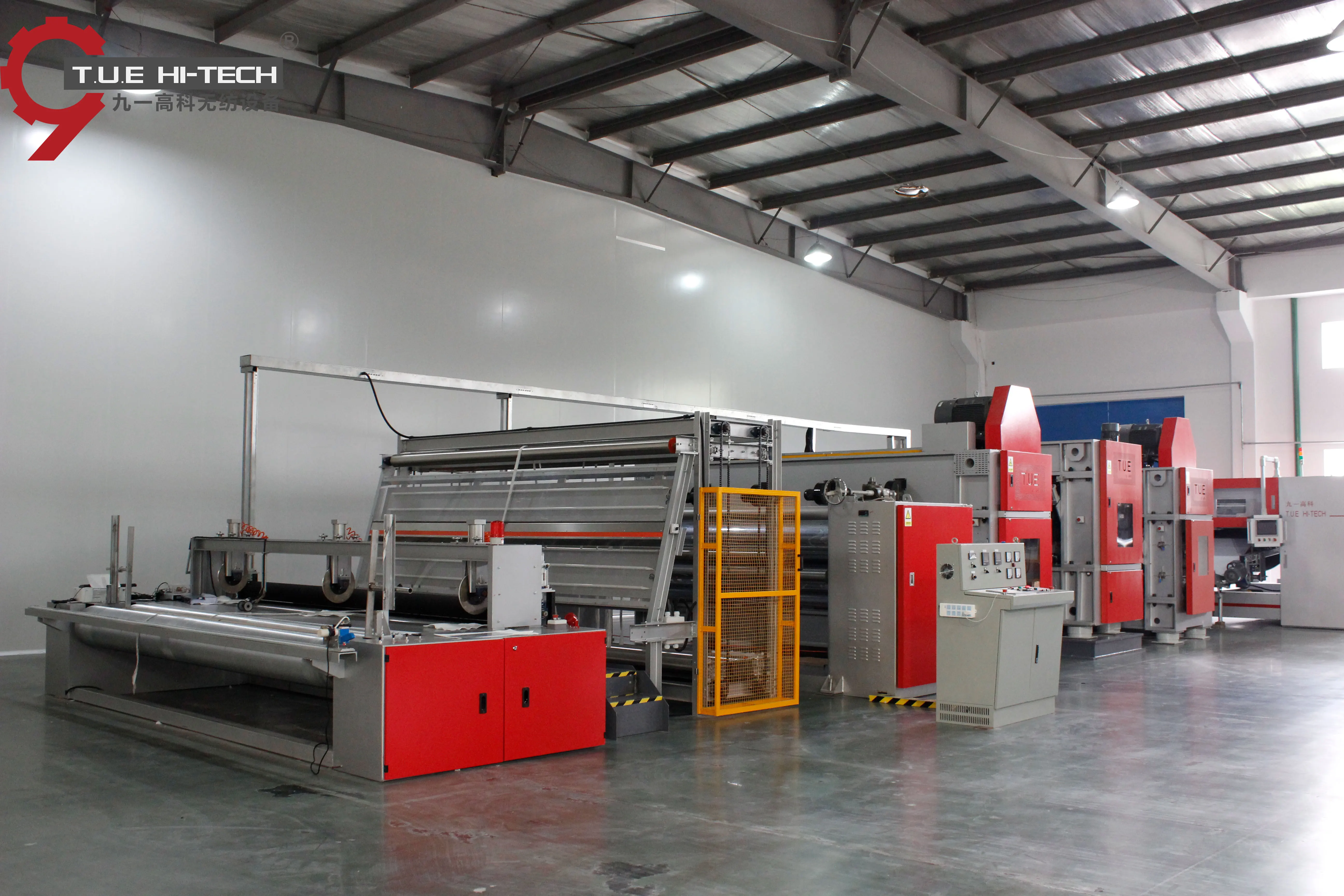 TUE Nonwoven Pu/Pvc Artificial Leather Substrate Coating Production Line