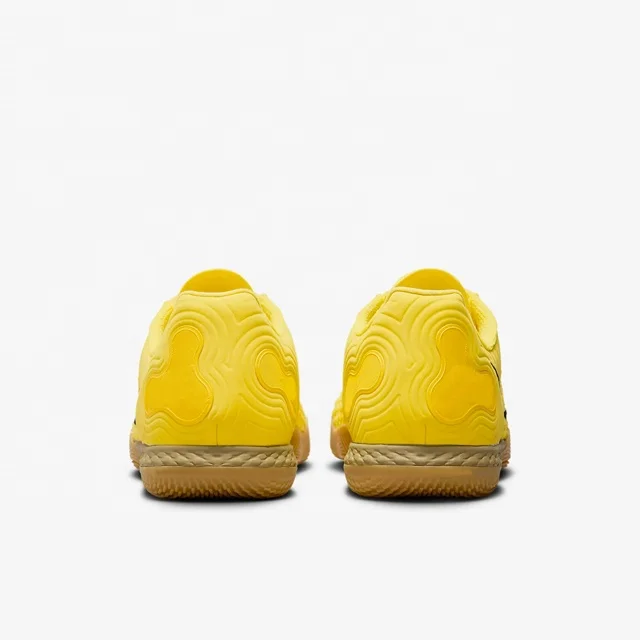 SMD custom high quality yellow football men futsal indoor soccer shoes
