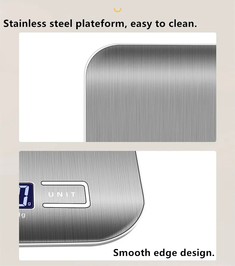 Best Price Stainless steel Health Digital Kitchen Scale Waterproof Food Weighing Scale