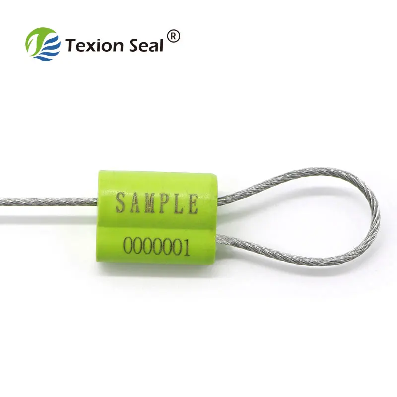 TX-CS301 Pull Tight Wire Cargo Tamper Proof Security Cable Seal Cable Seal with Numbered