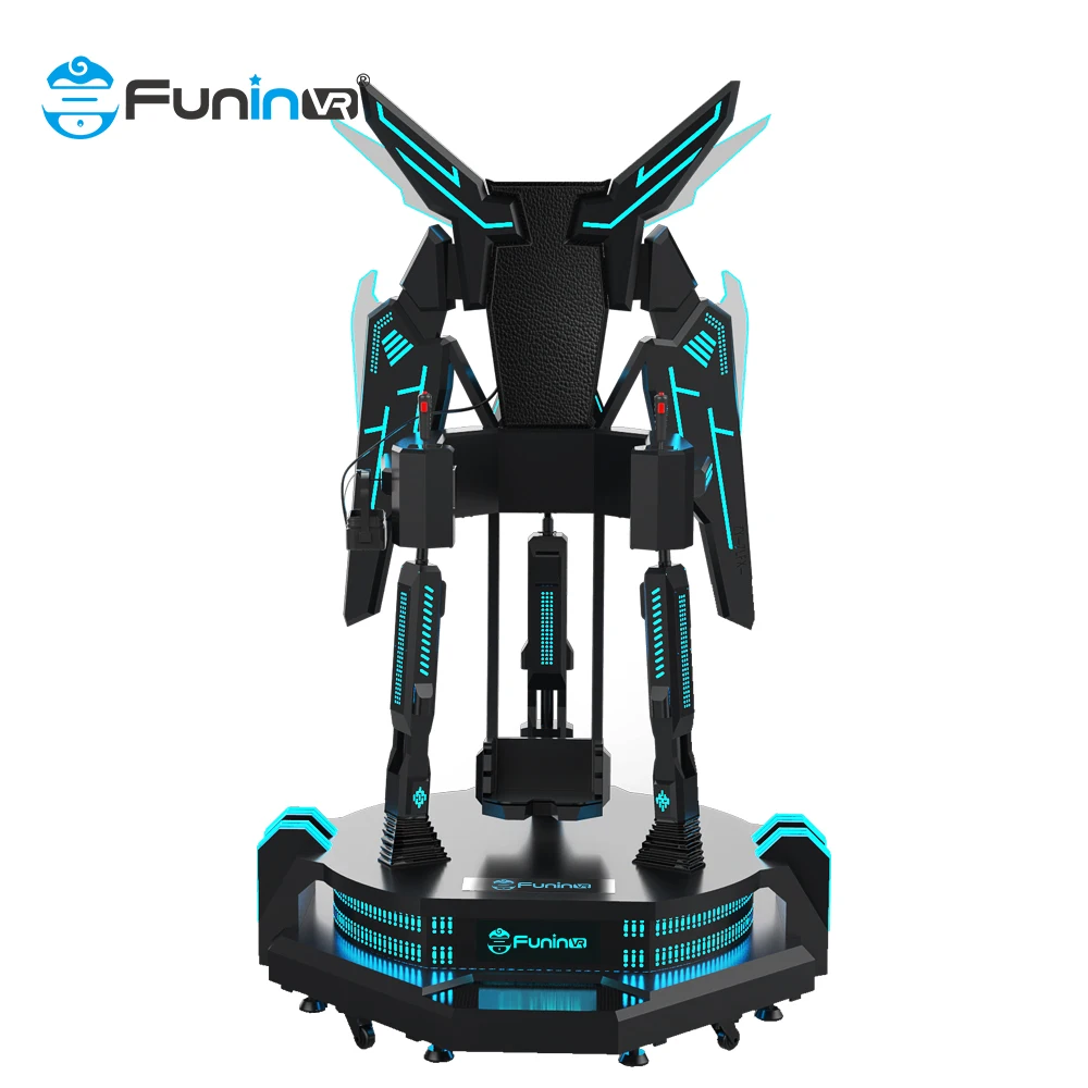 Indoor Vr Theme Park Rotation Motion Platform Game Flight Controller Simulator Pneumatic Manufacture Sale Eagle Flight Joysick