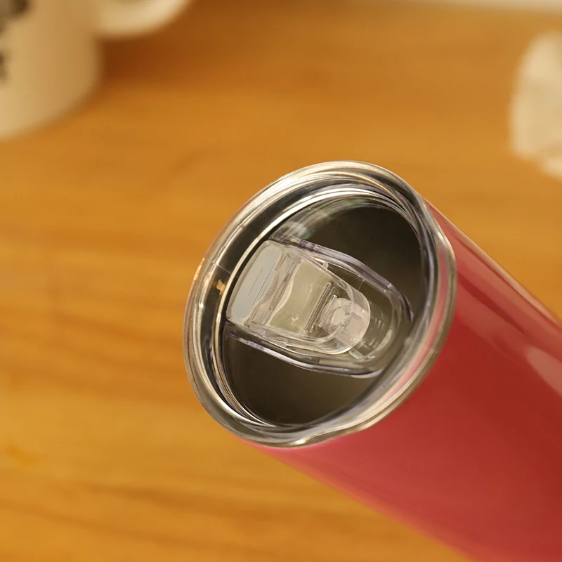 Белая кофейная кружка с двойными стенками, изолированные тумбы, белая нержавеющая сталь США, 20 унций