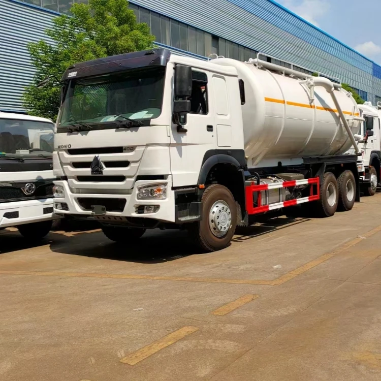 Лидер продаж грузовик с септическим насосом HOWO 6x4 4800 галлонов вакуумный резервуар для сточных вод