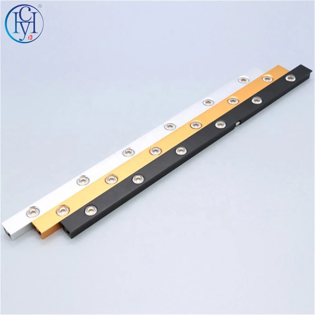Recessed Rail Magnet Magnetic Led Track Light For Aluminum Indoor Dc 48V 6W Body