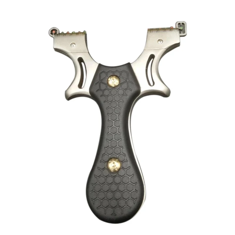Black Patch Slingshot Outdoor Hunting Big Power Catapult