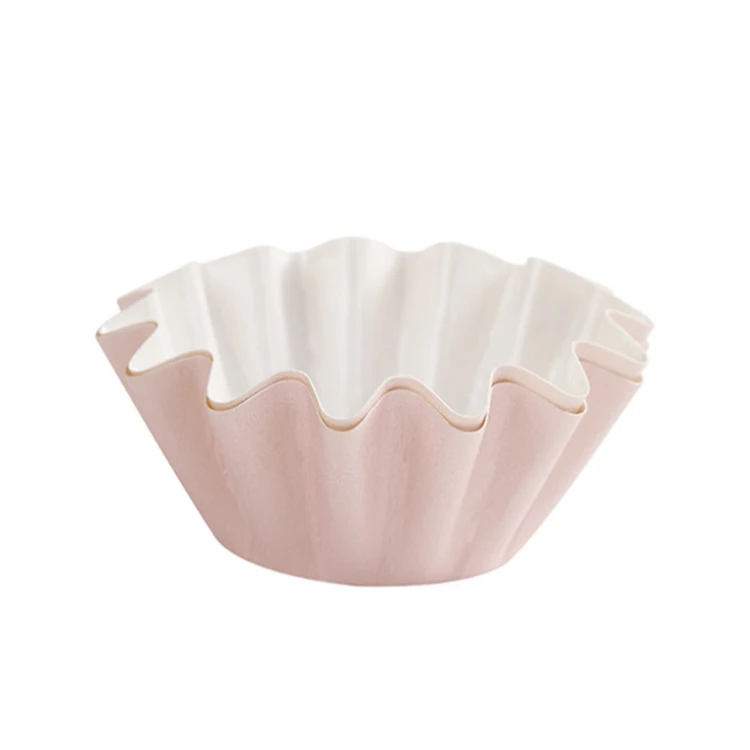 Hot Sale New Design PET Coated Paper Brioche Floret Cupcake Liners Baking Cupcake Cases