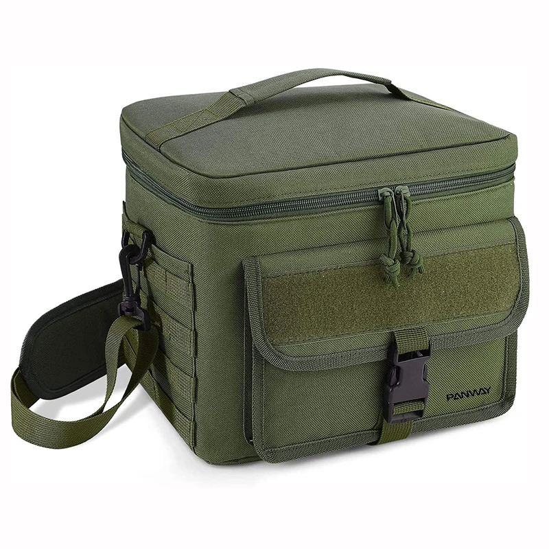Polyester cooler bag insulated Picnic Office Travel Camo Tactical lunch tote Leakproof Polyester cooler bags