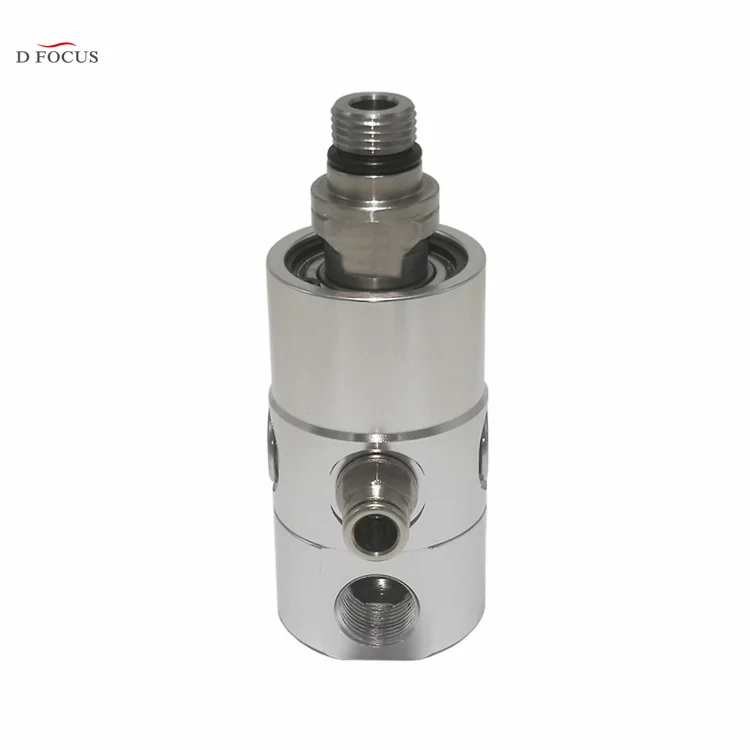 High-speed pneumatic rotary joint for water coolant in the center CNC machine tool spindle