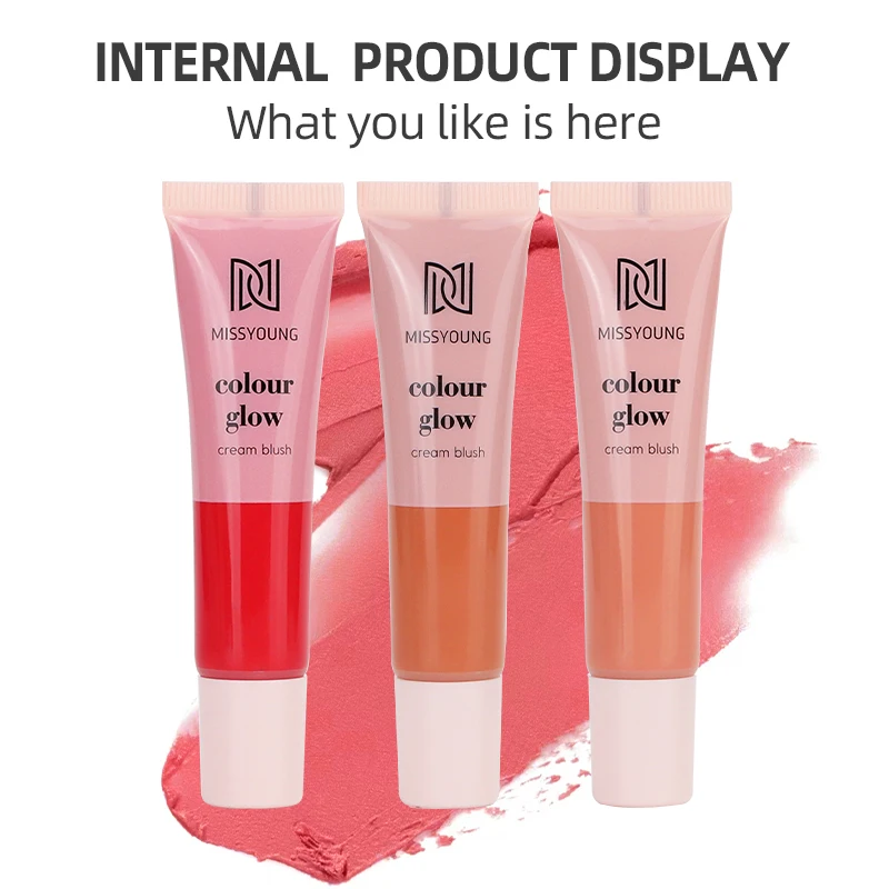 OEM creamy blush private labels rare beauty vegan liquid blush packaging wholesale