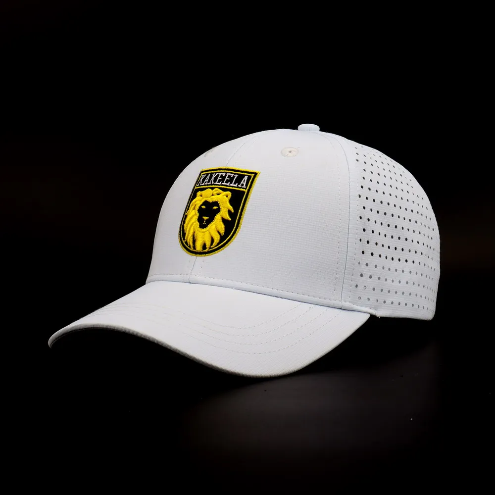 15 days custom logo embroidered adjustable men baseball cap 6 panels laser cut hole snapback performance pickleball hat