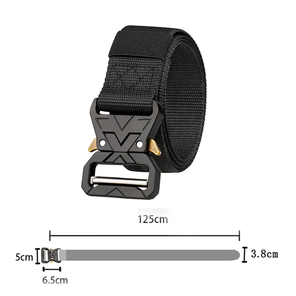 Tactical Battle Belt Quick Release Metal Buckle MOLLE Gun Belt  Duty Belts for Shooting Hunting