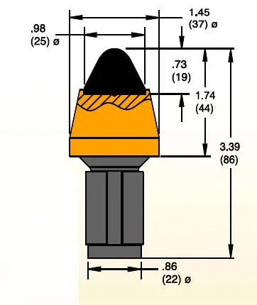 C858KCSB наконечники для грейдеров лезвия скарификатора режущие кромки зубов лезвий с экономичными карбидными наконечниками