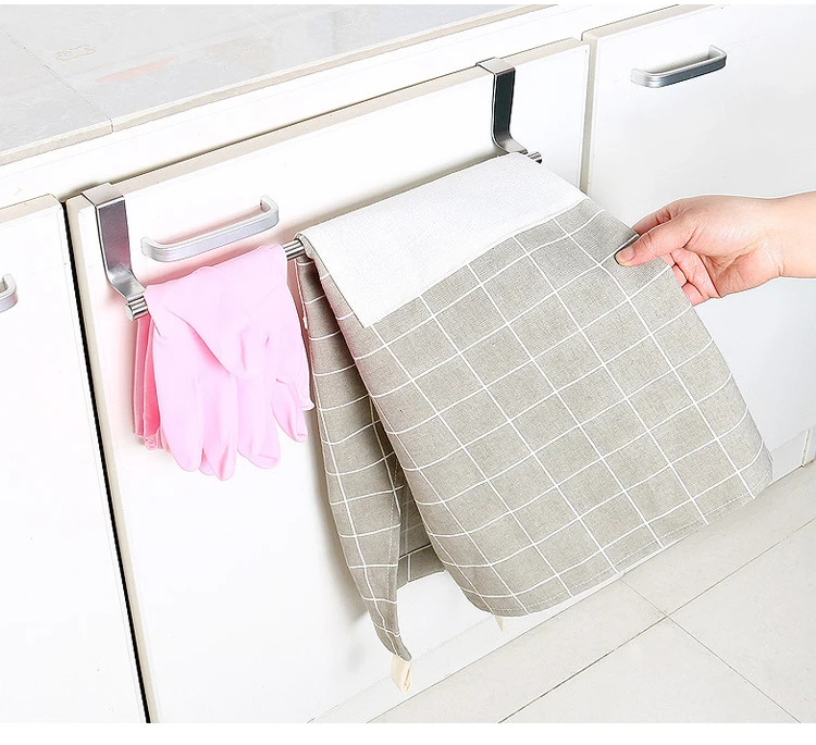 Hot Sale Kitchen Bathroom Door Frame Stainless Steel Wall-Mounted Towel Rack