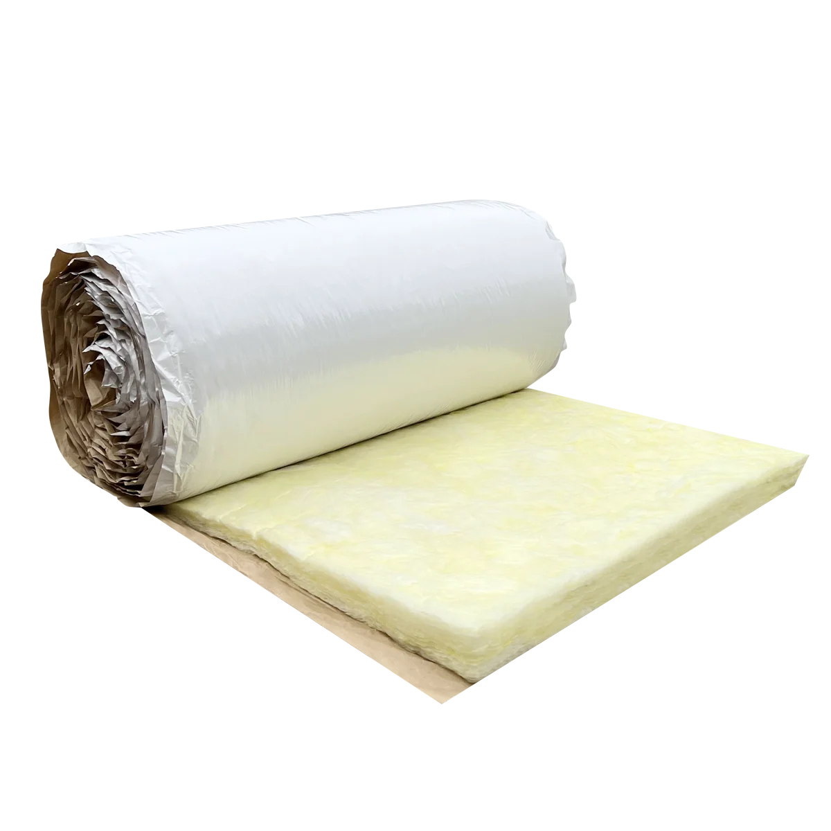 R7 R11 R13 insulation Mexico MBI one or two sided white pp vinyl overlaps lana de vidrio 50mm 100mm fiberglass wool insulation