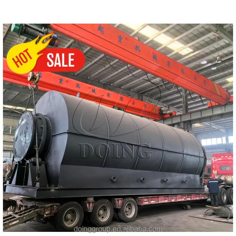 Environmental 1-50TPD oil residues recycling machine bottom oil sludge pyrolysis reactor shale oil pyrolysis plant