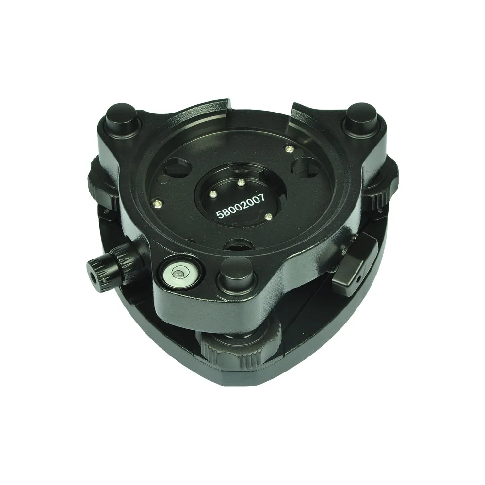 Black Three-Jaw Tribrach with Optical Plummet For Trimble Total Station Prisms GPS RTK