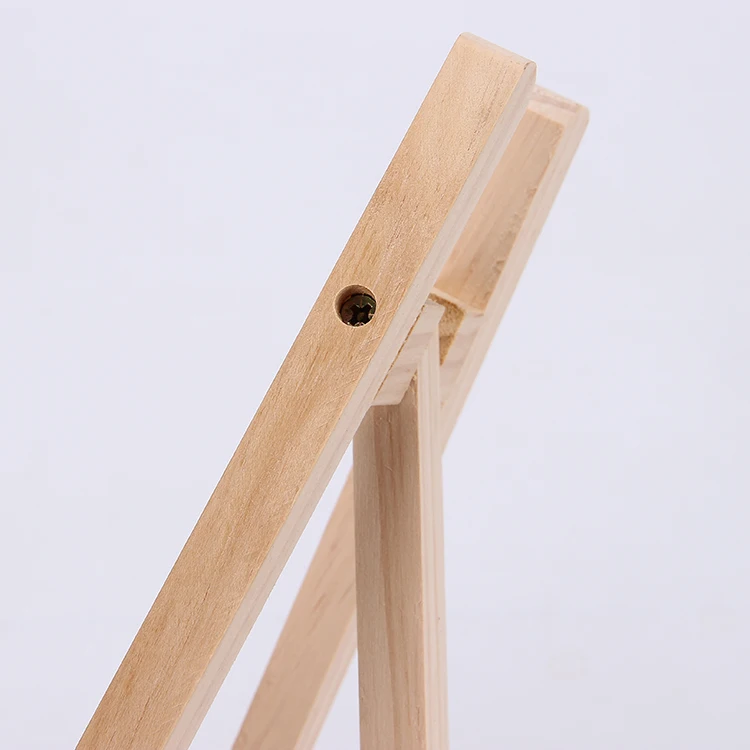 Mini Wooded Easel Natural Wood Tabletop Stand for Card Artist Photos Art Craft Painting Ladder-shaped Easel Home Decoration