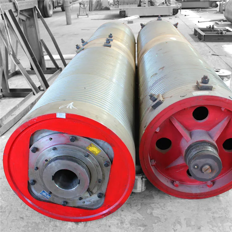 Material Handling Machined Steel Crane Drum Gantry Crane Electric Motor Drum