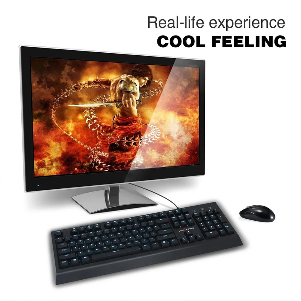 Mechanical Switches Strong Adjustable Tilt Legs Full Size 104 Keys Mechanical Illuminated Keyboard