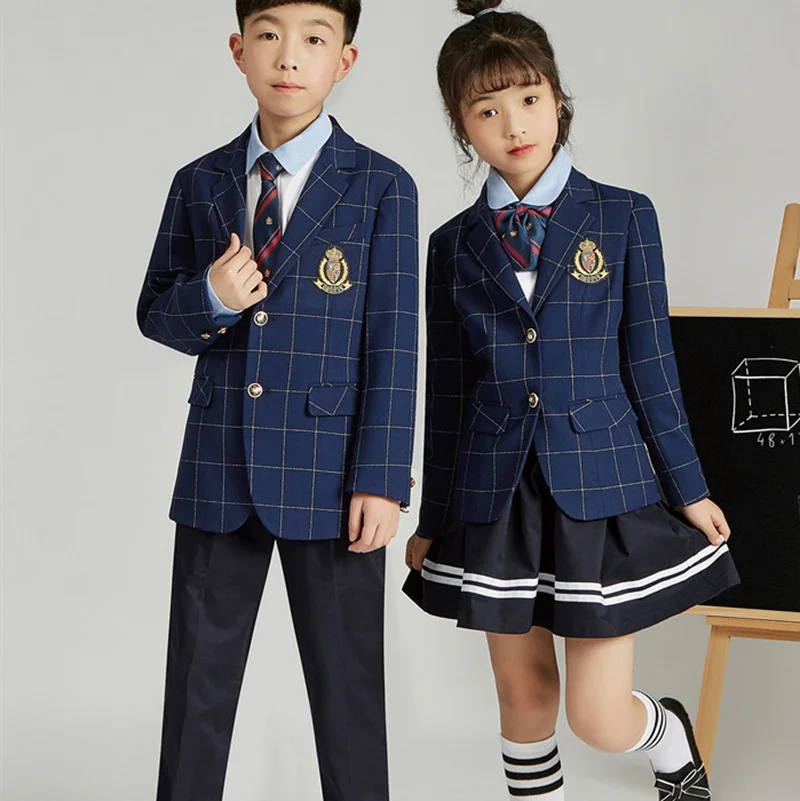 School uniform suit and pants skirt patterns in Guangzhou