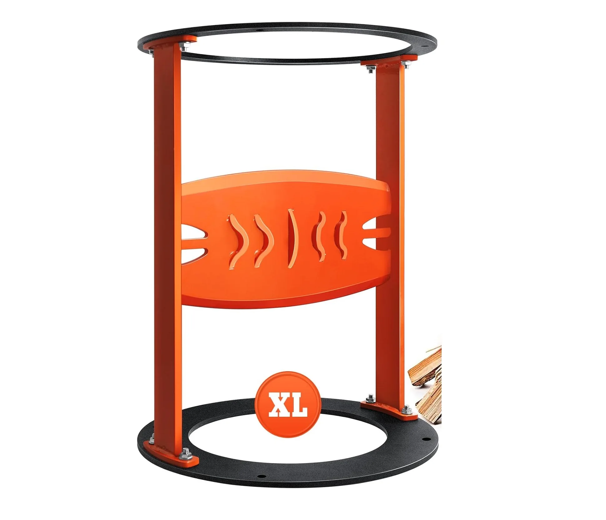 Firewood Log Splitter XL, 12' x 16' Wood Splitter with Cast Steel Double-Blade Kindling Cracker