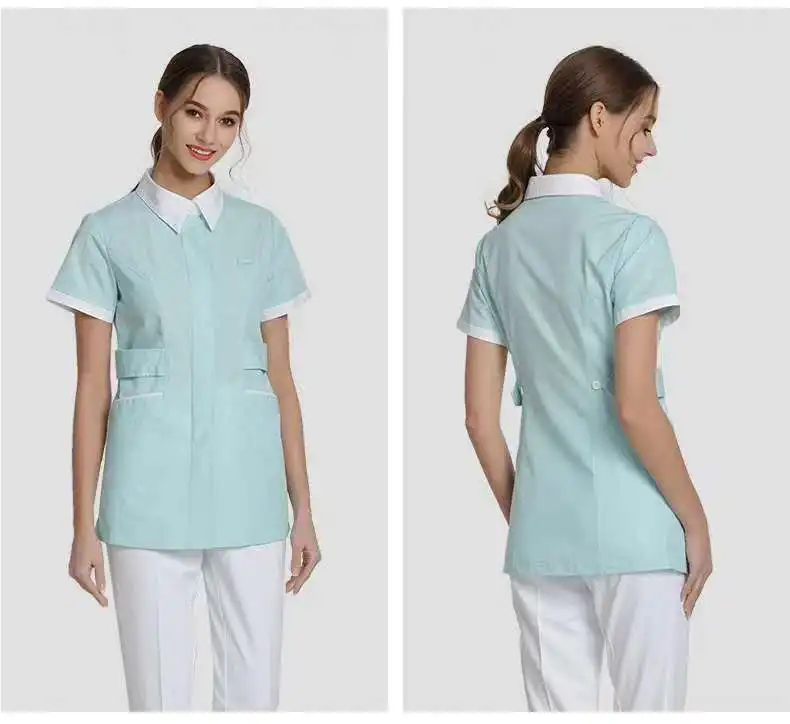 Polyester Rayon  Uniforms Sets Fashionable Designs New Style Medical Hospital Nurse Uniform