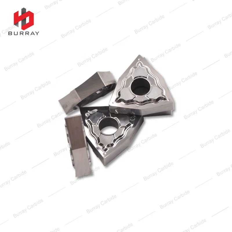 WNMG080404-LH Aluminum Turning Insert, for Finishing Machining of Aluminum, Copper, and Other Non-ferrous Metal