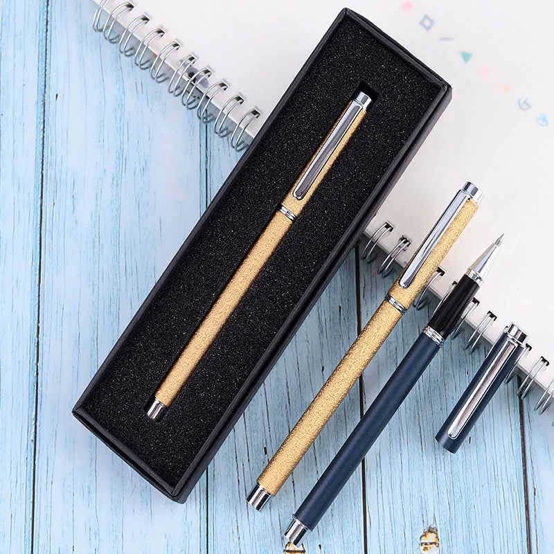  Best selling Metal Rollerball pen business custom logo gift Printing Gel for