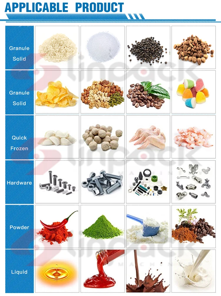 Linpack pouch vegetable kimchi pickle fill seal packing machine