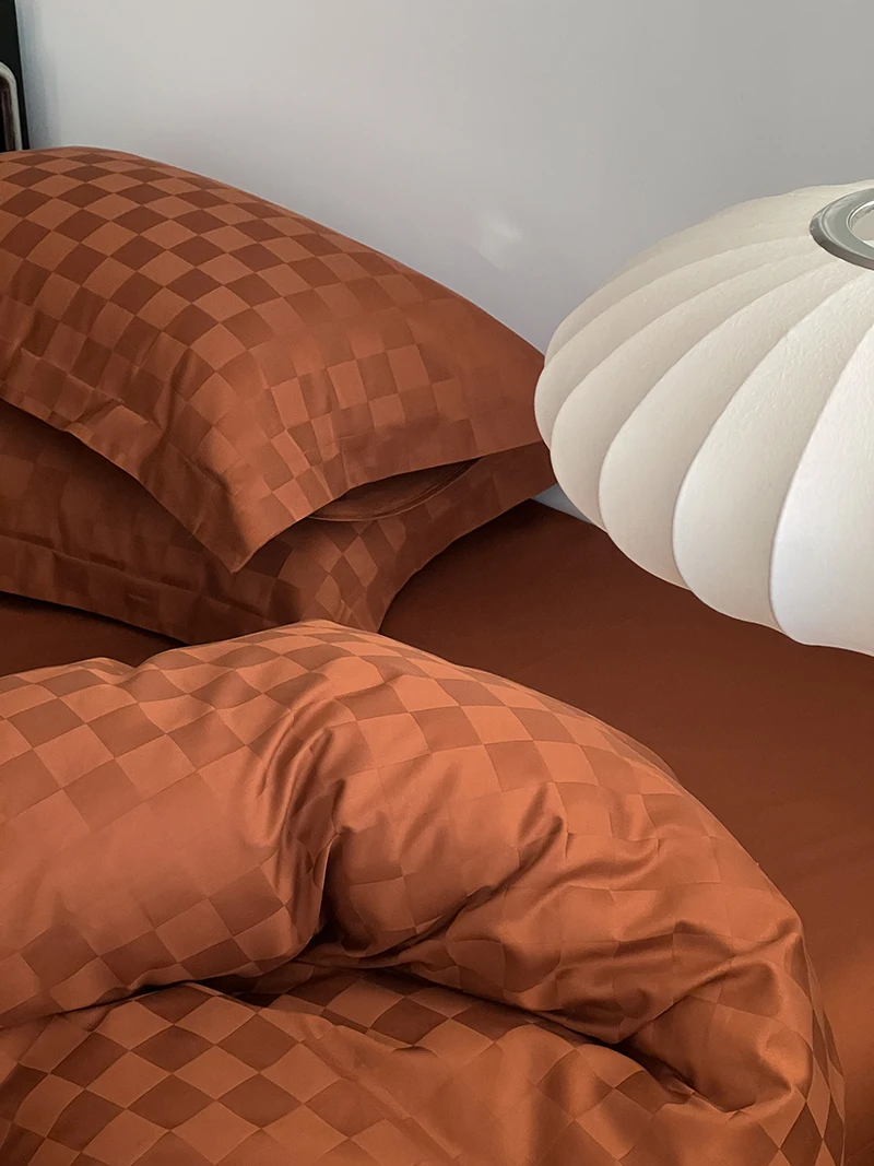 SANHOO 5 Star Hotel Luxury Bedding Set 400 Thread Count Hotel Sheets Percale Sateen Bedsheets