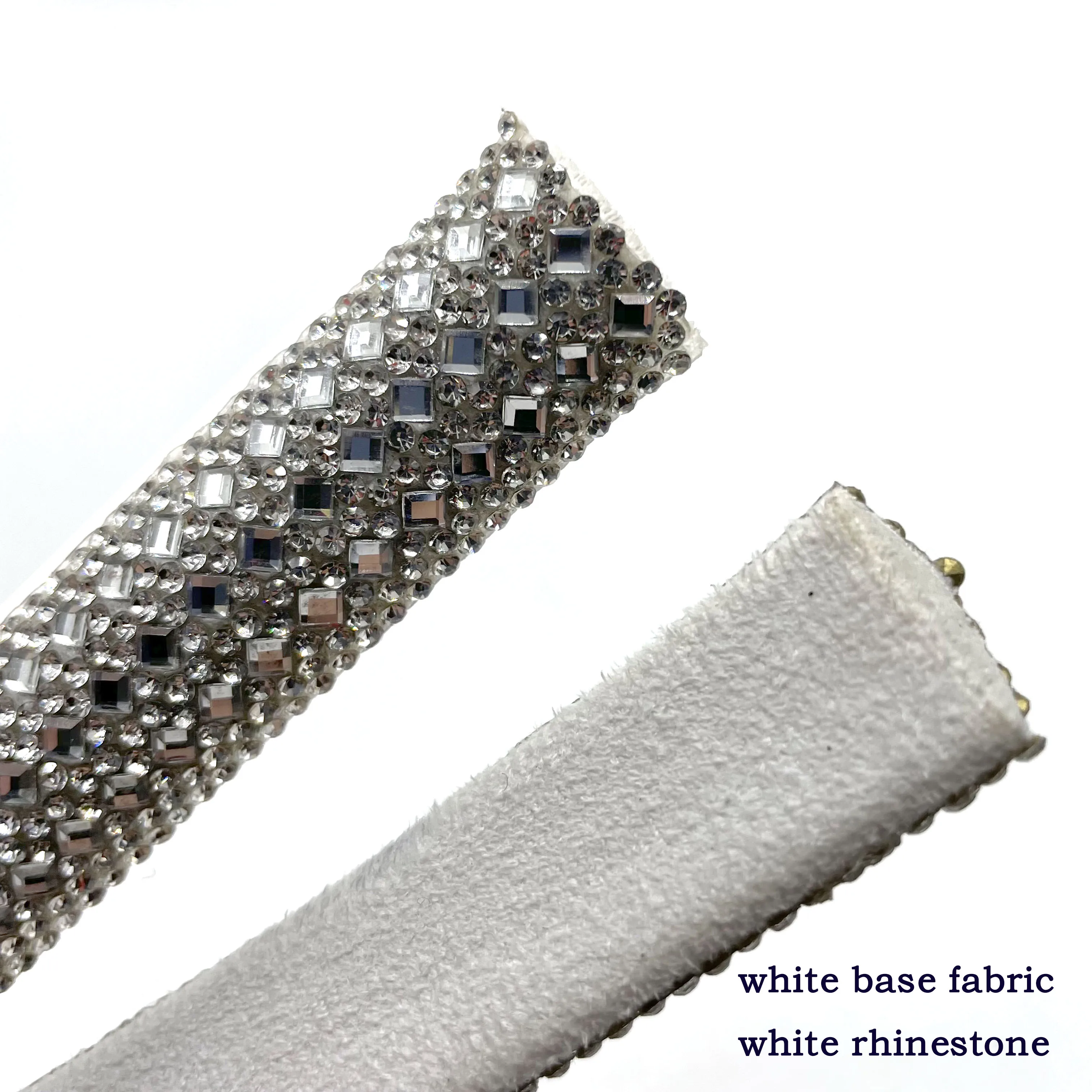 CY series strip crystal rope accepts custom rhinestone rope crystal chain for shoe decoration