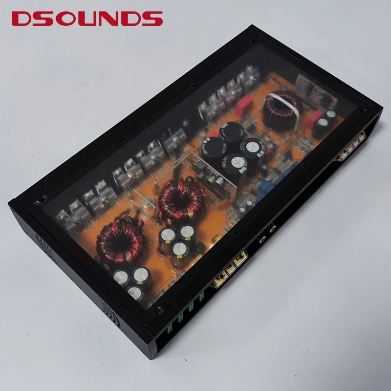 Monoblock car amplifier HIFI style Powerful car audio amplifier Class D 1600watts for car subwoofer