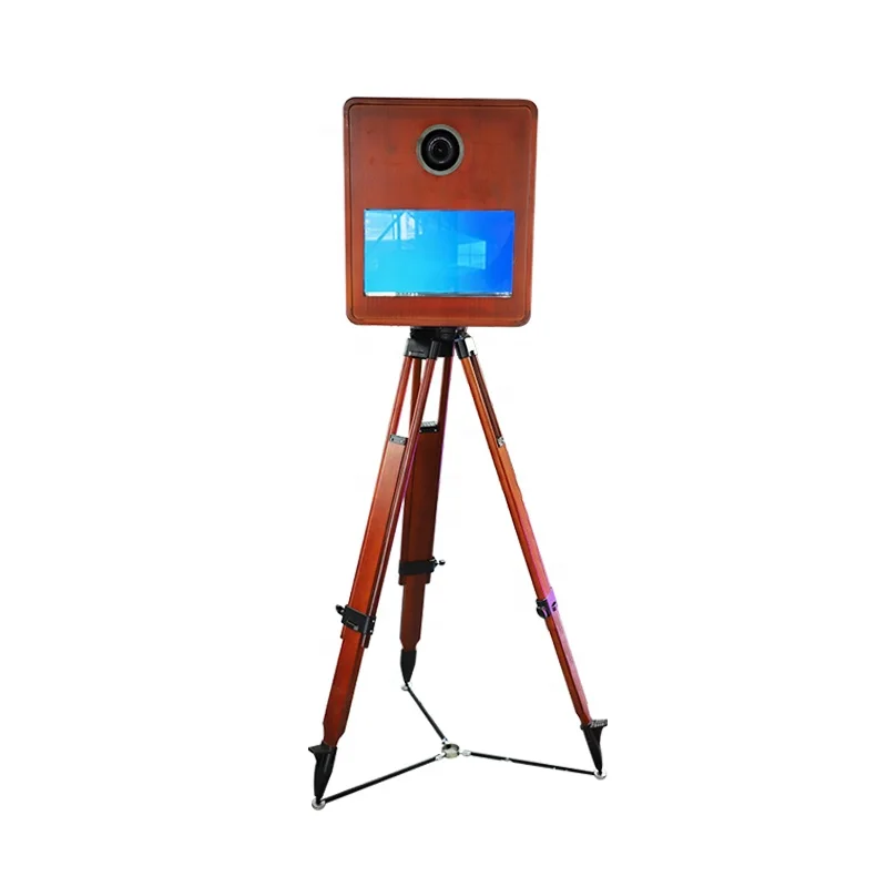 Stand dslr photo booth shell Vintage Digital selfie photo booth cabinet case service offered case service offered