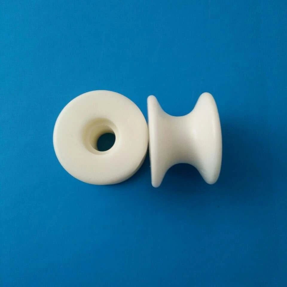 Chinese High quality Customized  Textile AL2O3 Alumina Ceramic wire guide Eyelets parts