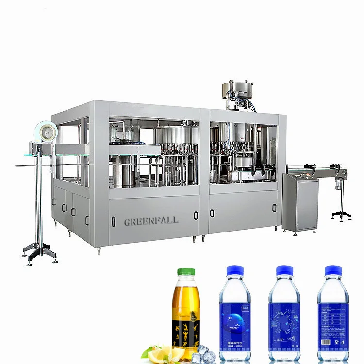 Automatic Monoblock liquid Water 3-in-1 liquid filling machine