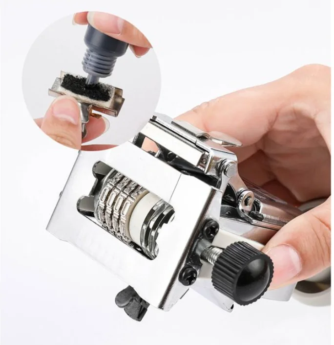 Great for document identification number Heavy-Duty Automatic Numbering Machine Metal