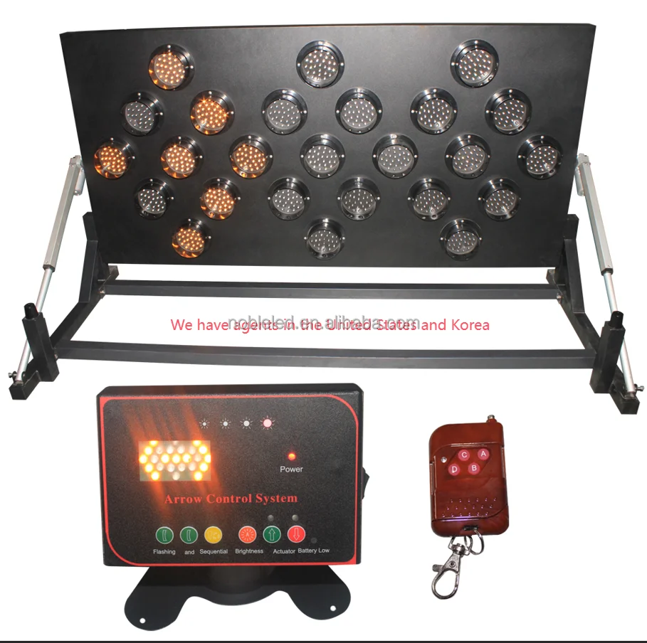 Truck Mounted OEM LED Arrow Board Construction site installation warning arrow board flashing arrow direction light on sale