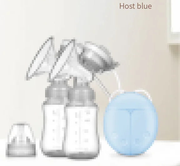 Bilateral Milk Feeding Electric Breast Pump 100% Food Grade PP+Silicone_2