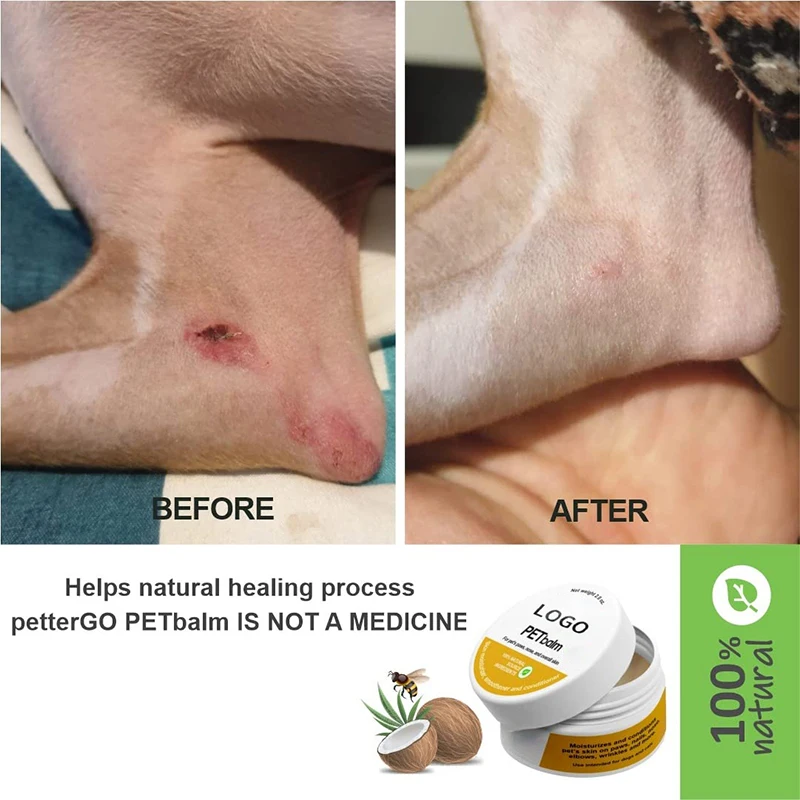 Private Label Dog Paw Balm Natural Dog Nose Heals Paw Wax Moisturizing Cracked Protectors Soothing Pad Lotion Pet Paw Balm