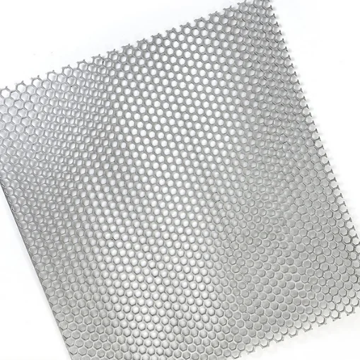 Customized Size And Hole Shape Ss Stainless Steel Metal Sheets Sheet Punching Round Hole Mesh Round Shape Perforated Plate